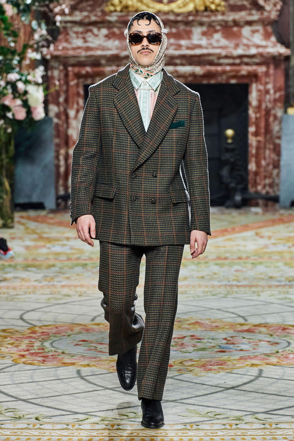 Fashion Week Paris Fall/Winter 2020 look 21 from the Casablanca collection menswear