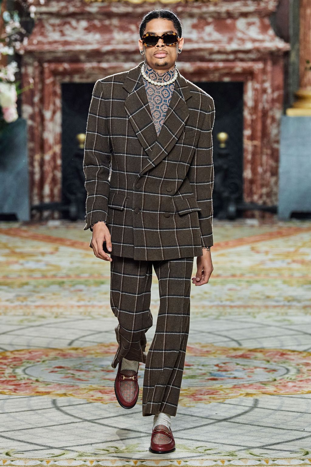 Fashion Week Paris Fall/Winter 2020 look 22 from the Casablanca collection 男装