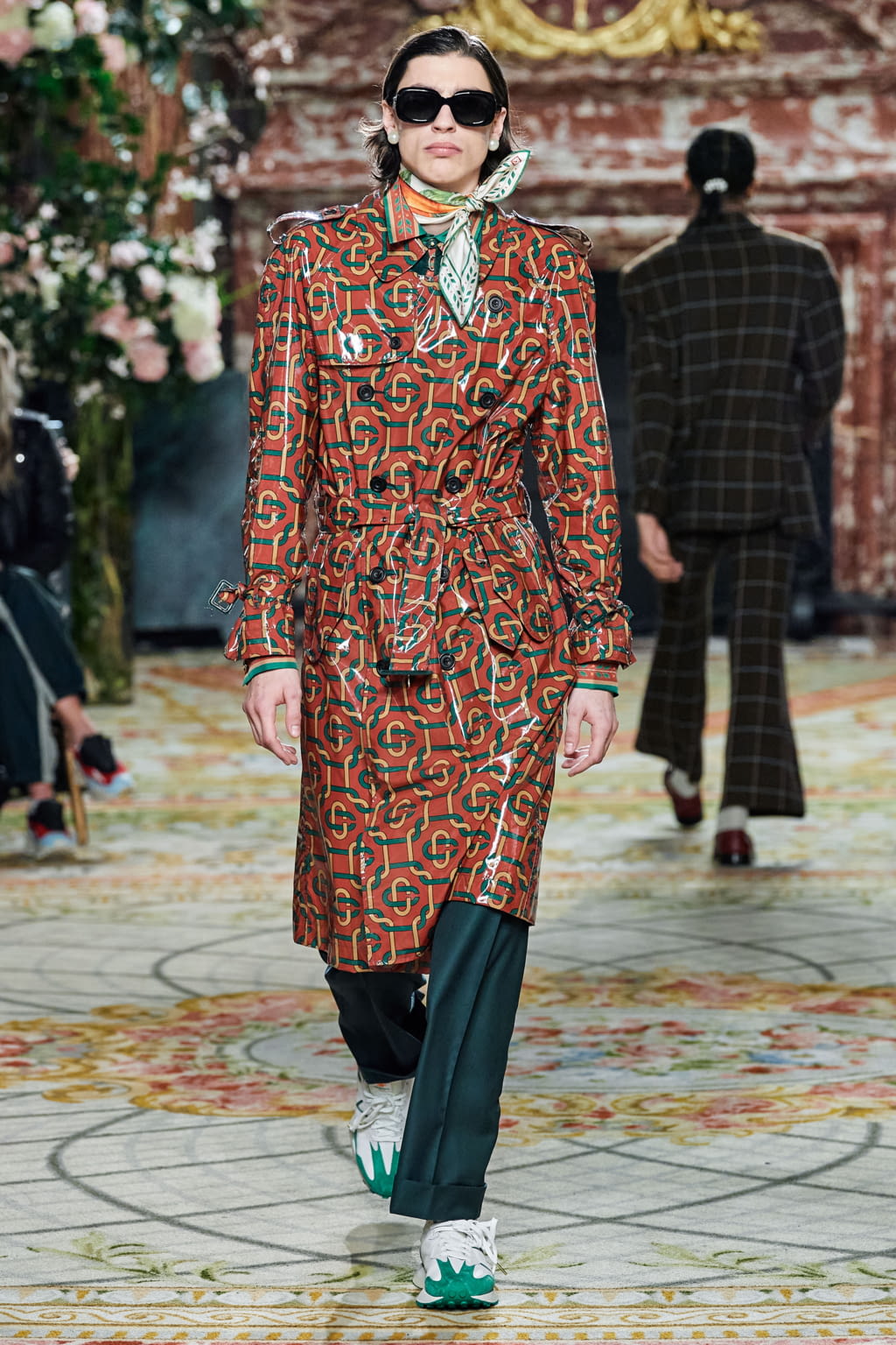 Fashion Week Paris Fall/Winter 2020 look 23 from the Casablanca collection 男装