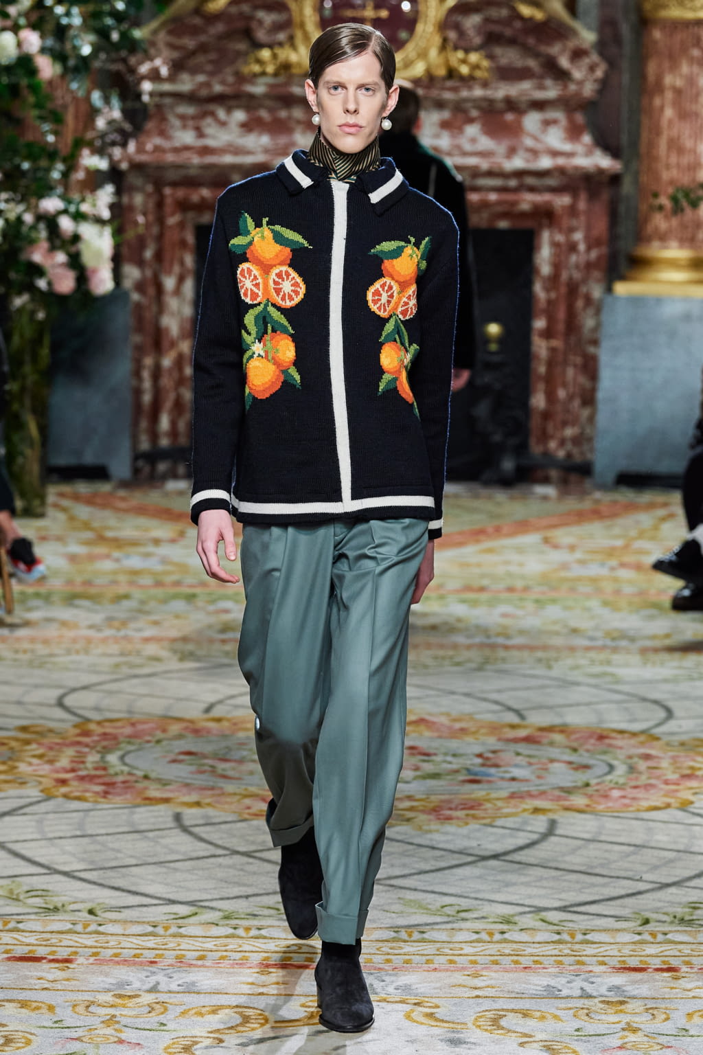 Fashion Week Paris Fall/Winter 2020 look 30 from the Casablanca collection menswear
