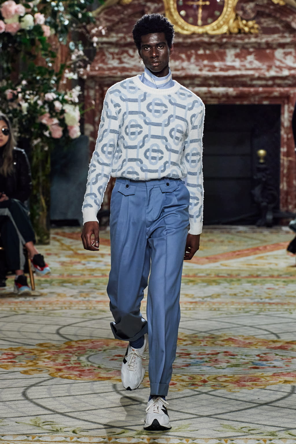 Fashion Week Paris Fall/Winter 2020 look 31 from the Casablanca collection 男装