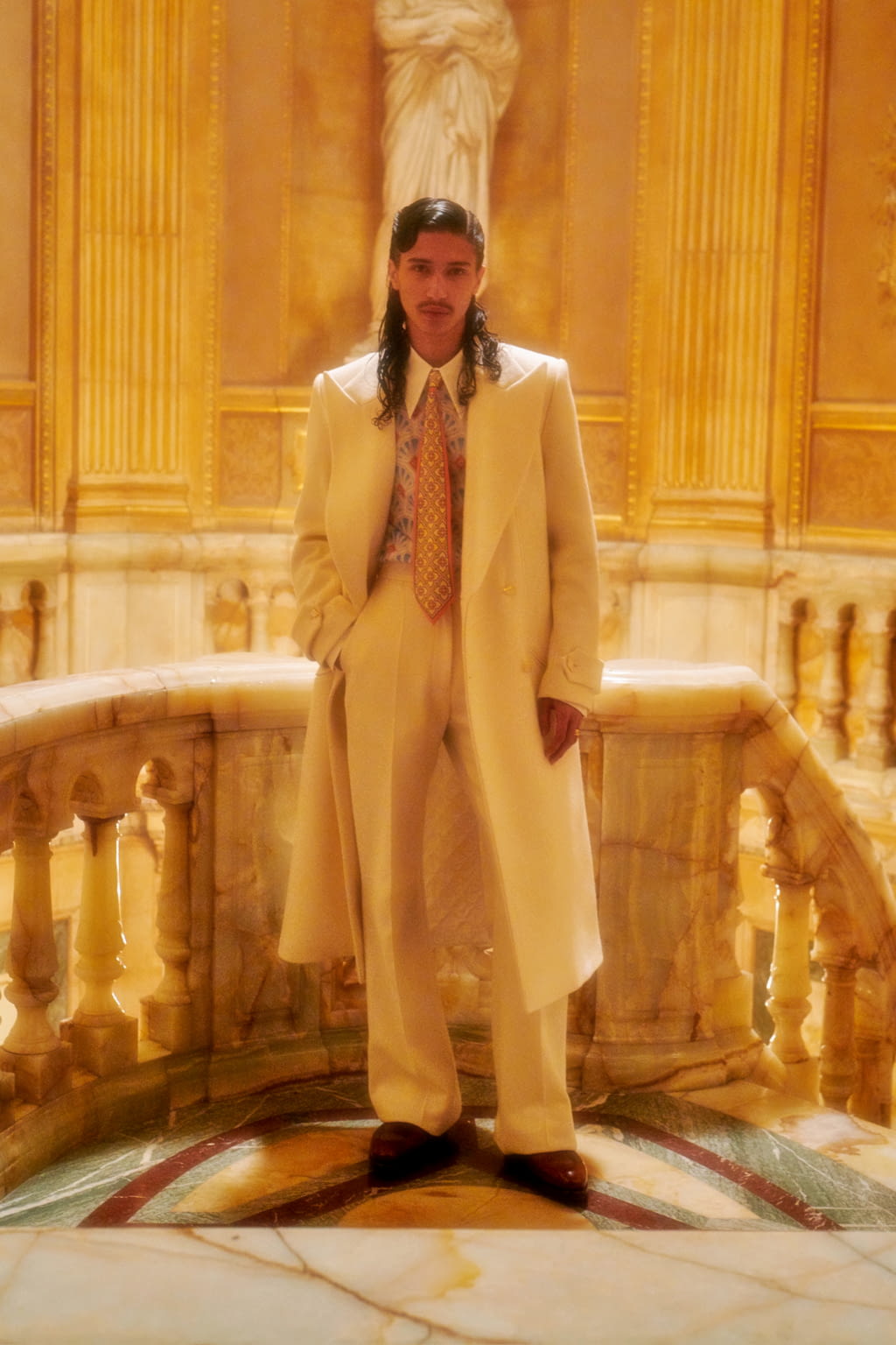 Fashion Week Paris Fall/Winter 2021 look 47 from the Casablanca collection menswear