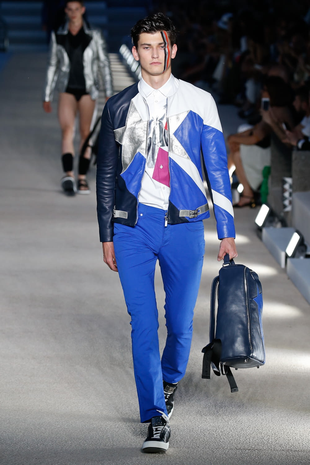 Fashion Week Milan Spring/Summer 2017 look 13 from the Dirk Bikkembergs collection menswear