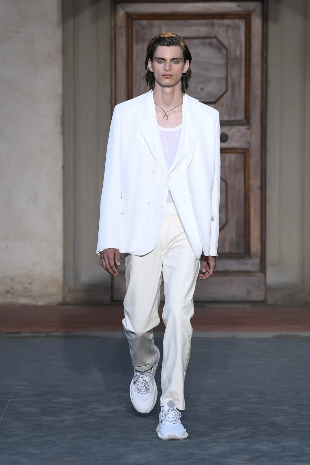 Fashion Week Florence Spring/Summer 2019 look 3 from the Roberto Cavalli collection menswear