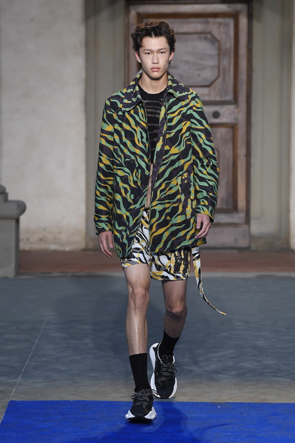 Fashion Week Florence Spring/Summer 2019 look 13 from the Roberto Cavalli collection menswear