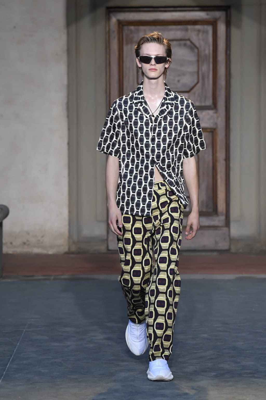 Fashion Week Florence Spring/Summer 2019 look 26 from the Roberto Cavalli collection menswear