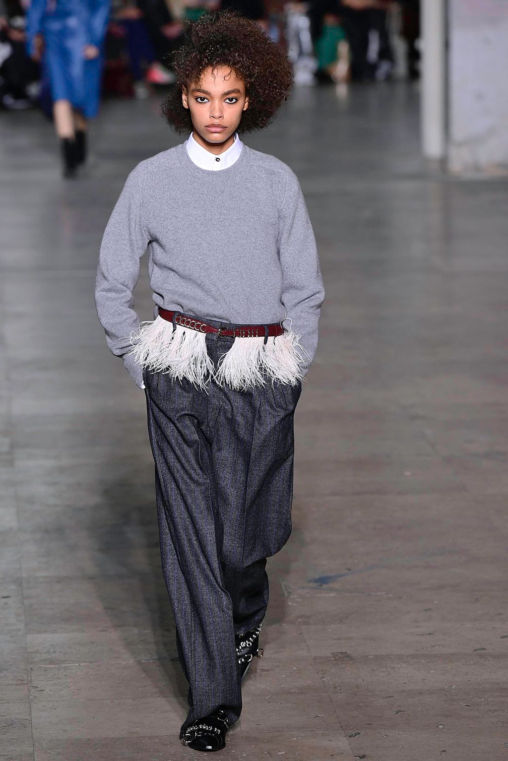 Fashion Week Paris Fall/Winter 2019 look 6 from the Cédric Charlier collection 女装