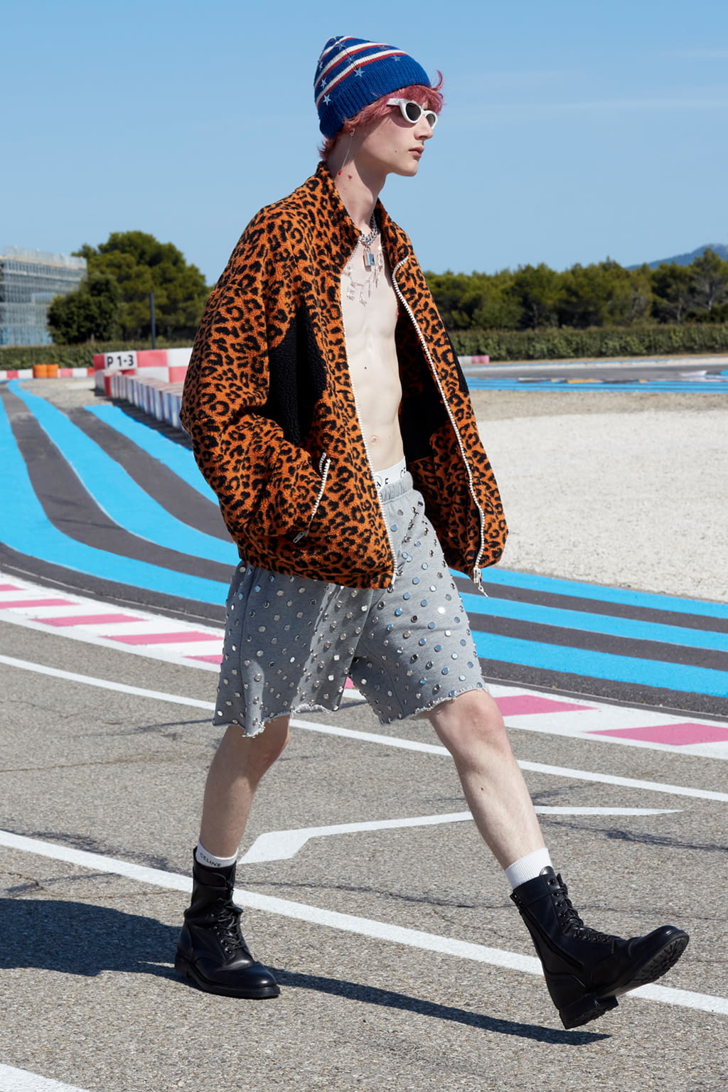 Fashion Week Paris Spring/Summer 2021 look 50 from the Celine collection menswear