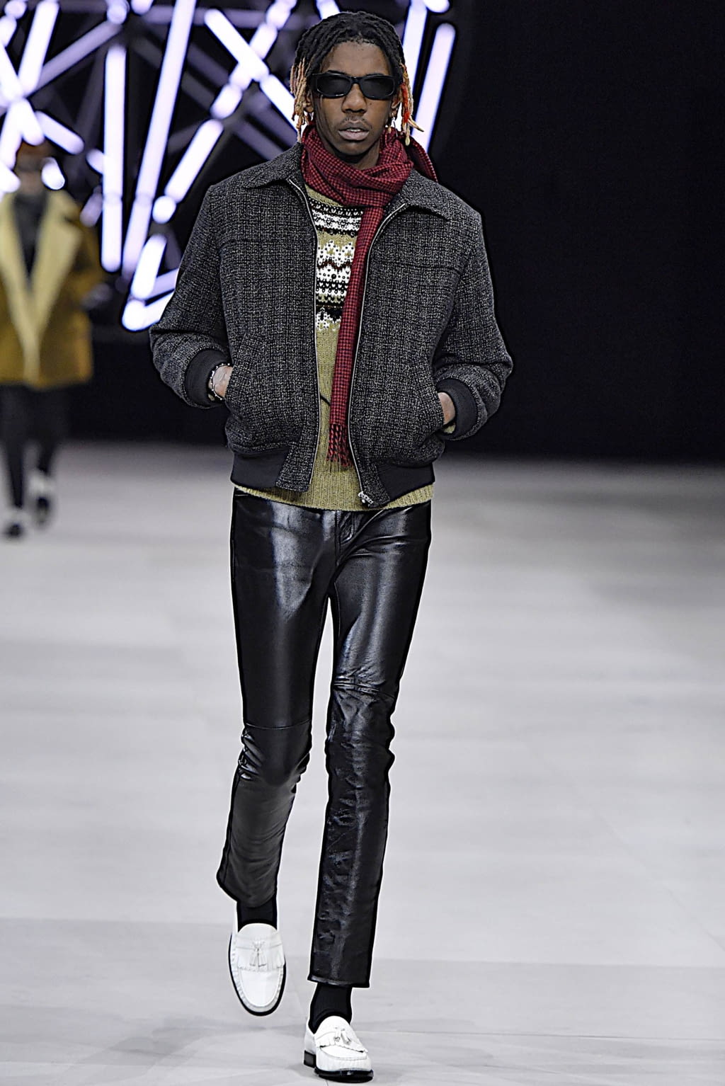 Fashion Week Paris Fall/Winter 2019 look 32 de la collection Celine menswear