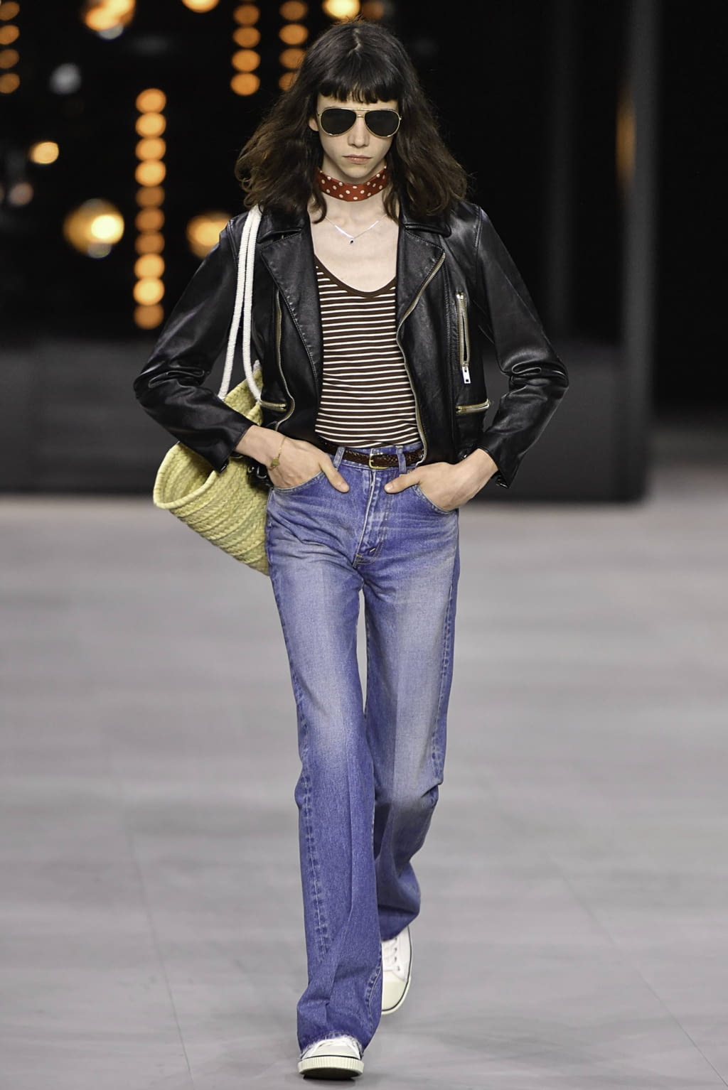 Fashion Week Paris Spring/Summer 2020 look 6 de la collection Celine menswear