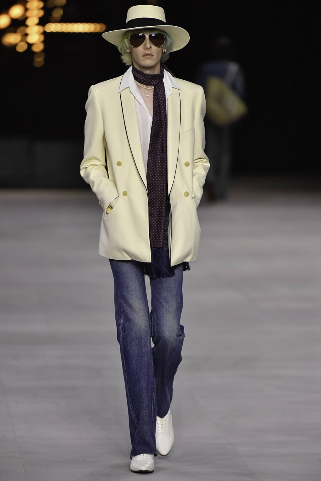 Fashion Week Paris Spring/Summer 2020 look 10 from the Celine collection menswear