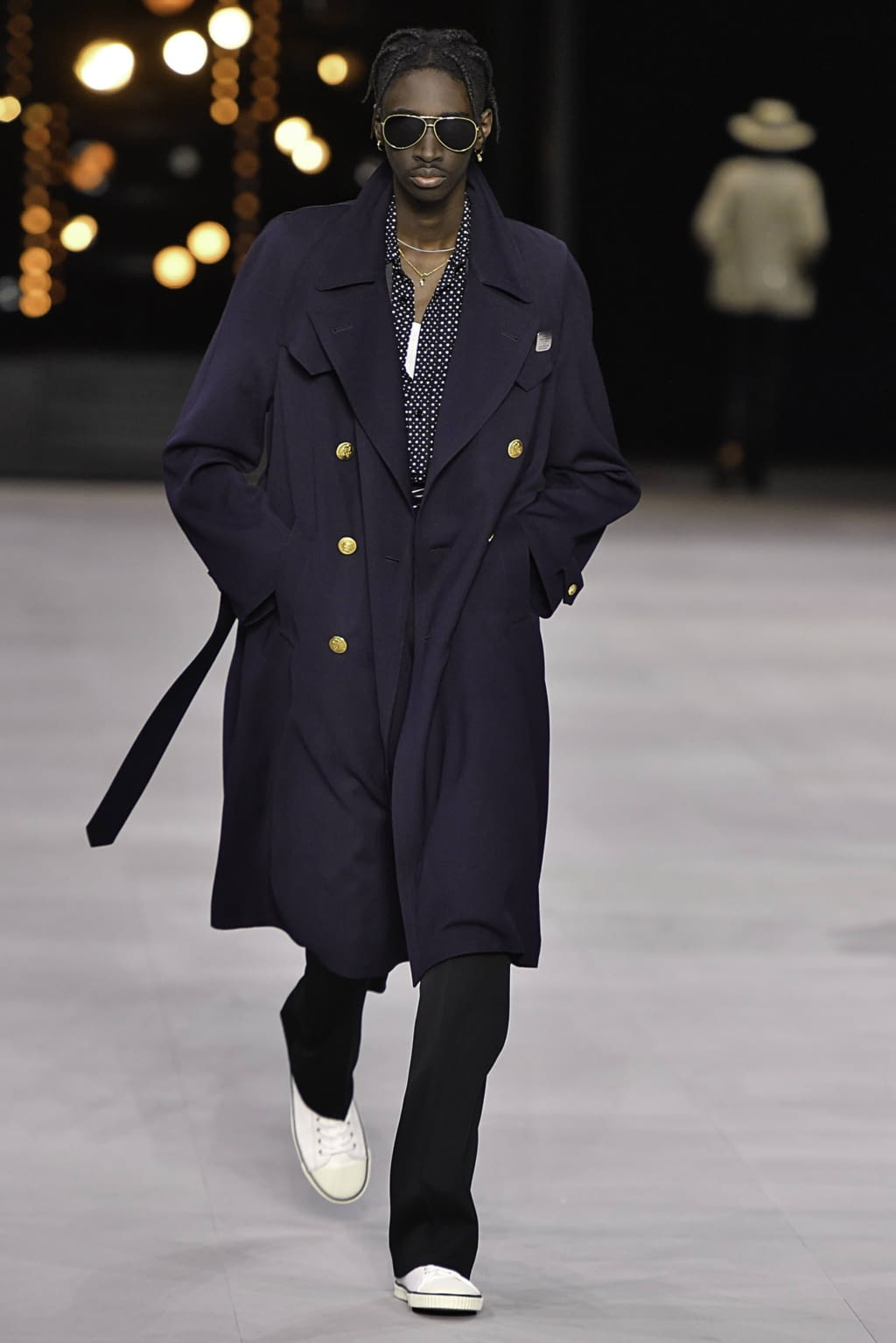 Fashion Week Paris Spring/Summer 2020 look 14 from the Celine collection 男装