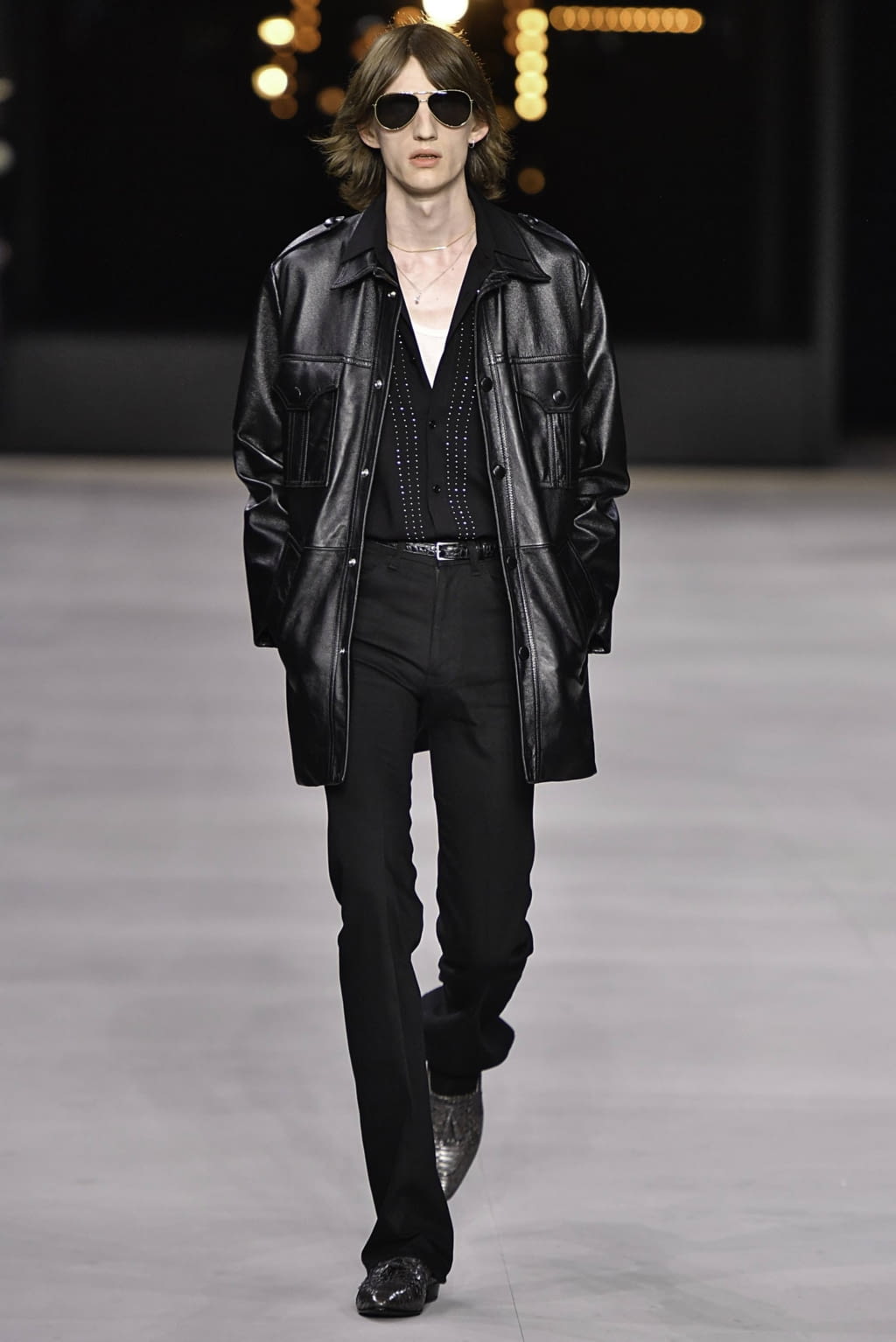Fashion Week Paris Spring/Summer 2020 look 22 from the Celine collection menswear