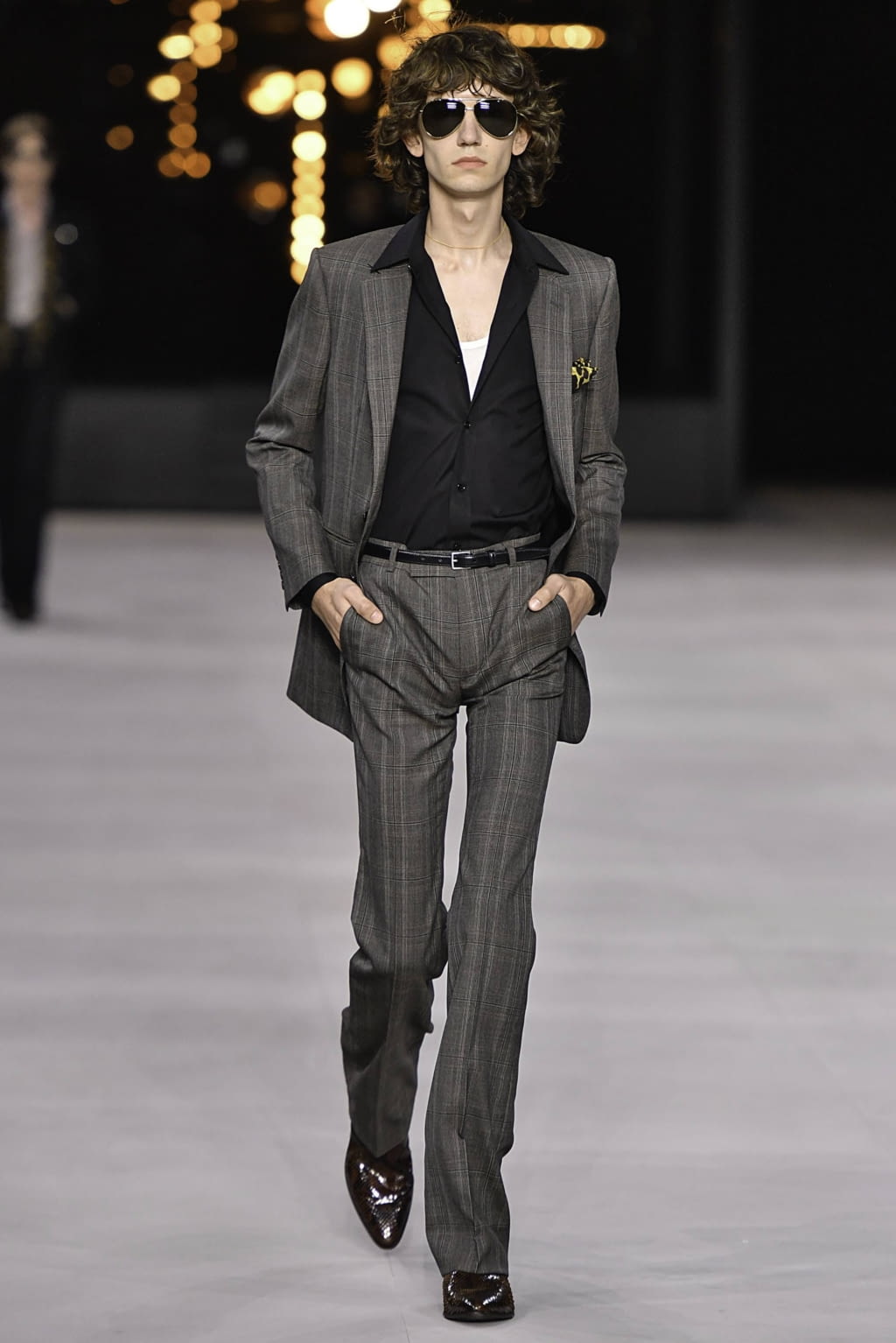 Fashion Week Paris Spring/Summer 2020 look 30 from the Celine collection 男装