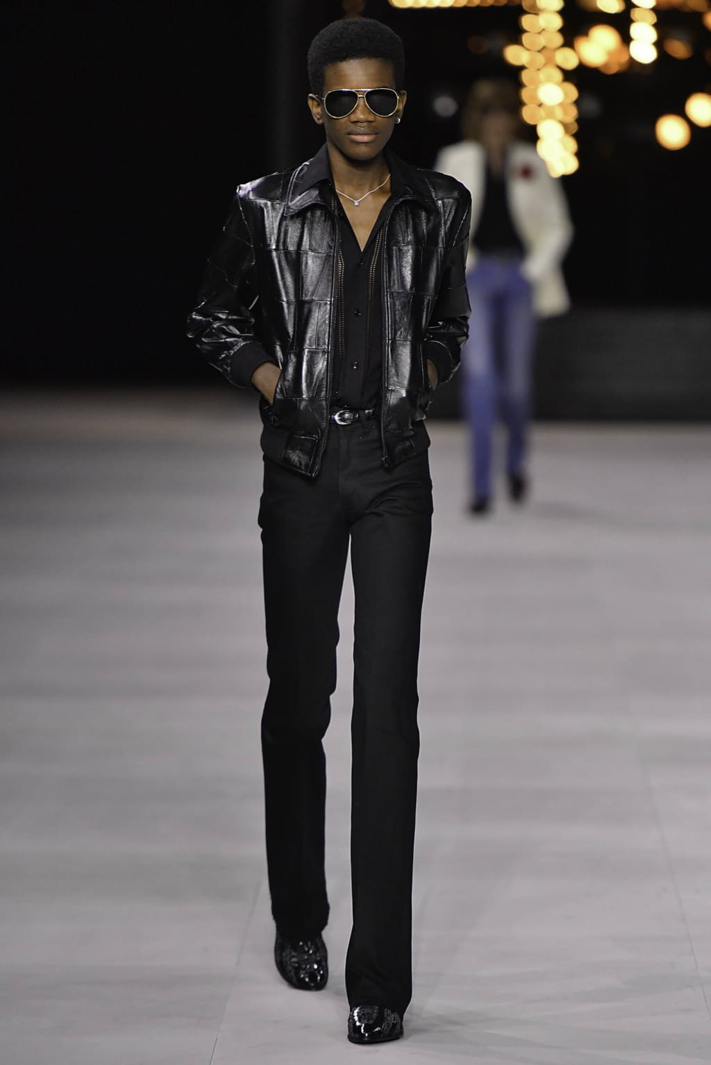 Fashion Week Paris Spring/Summer 2020 look 35 from the Celine collection 男装