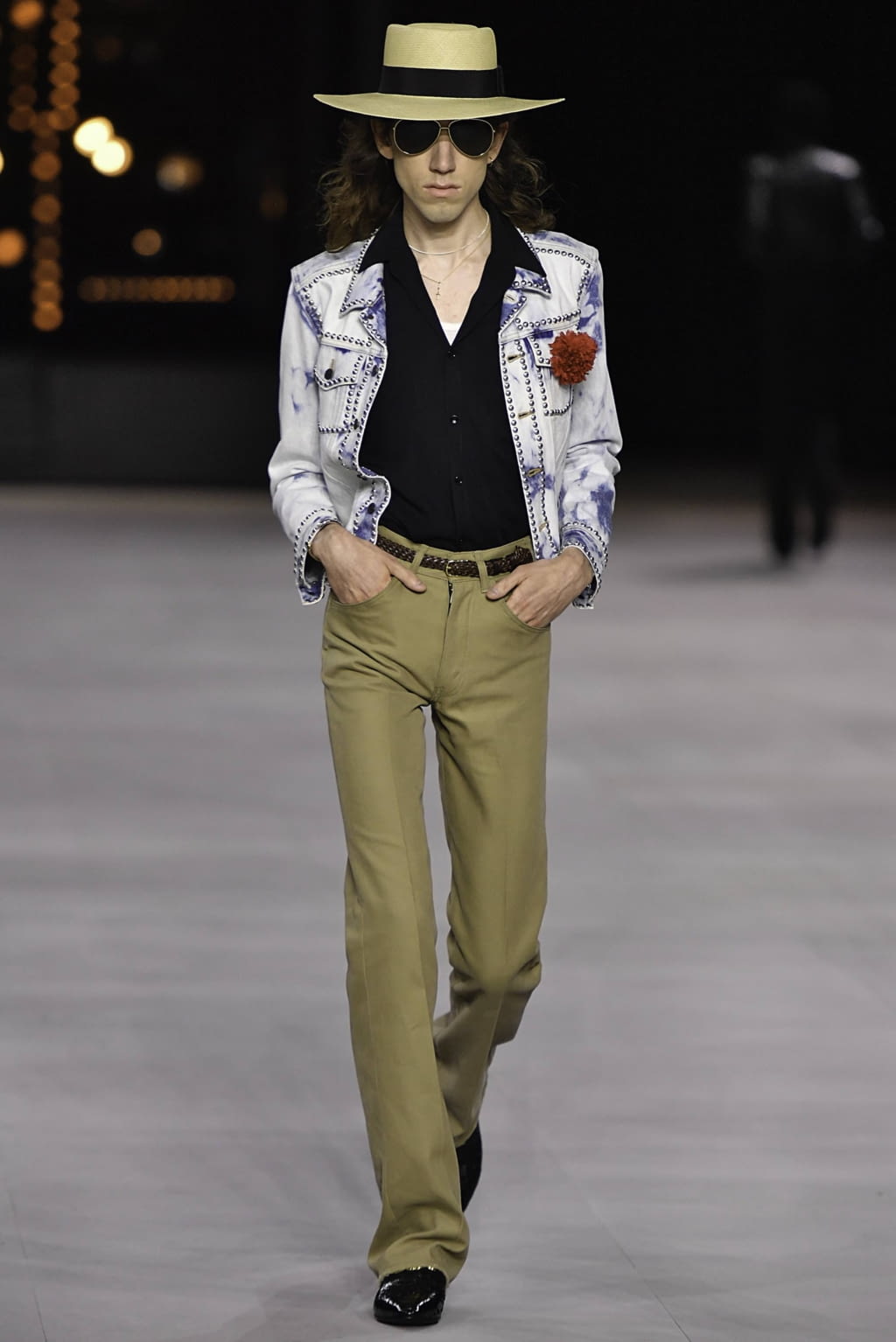 Fashion Week Paris Spring/Summer 2020 look 37 from the Celine collection 男装