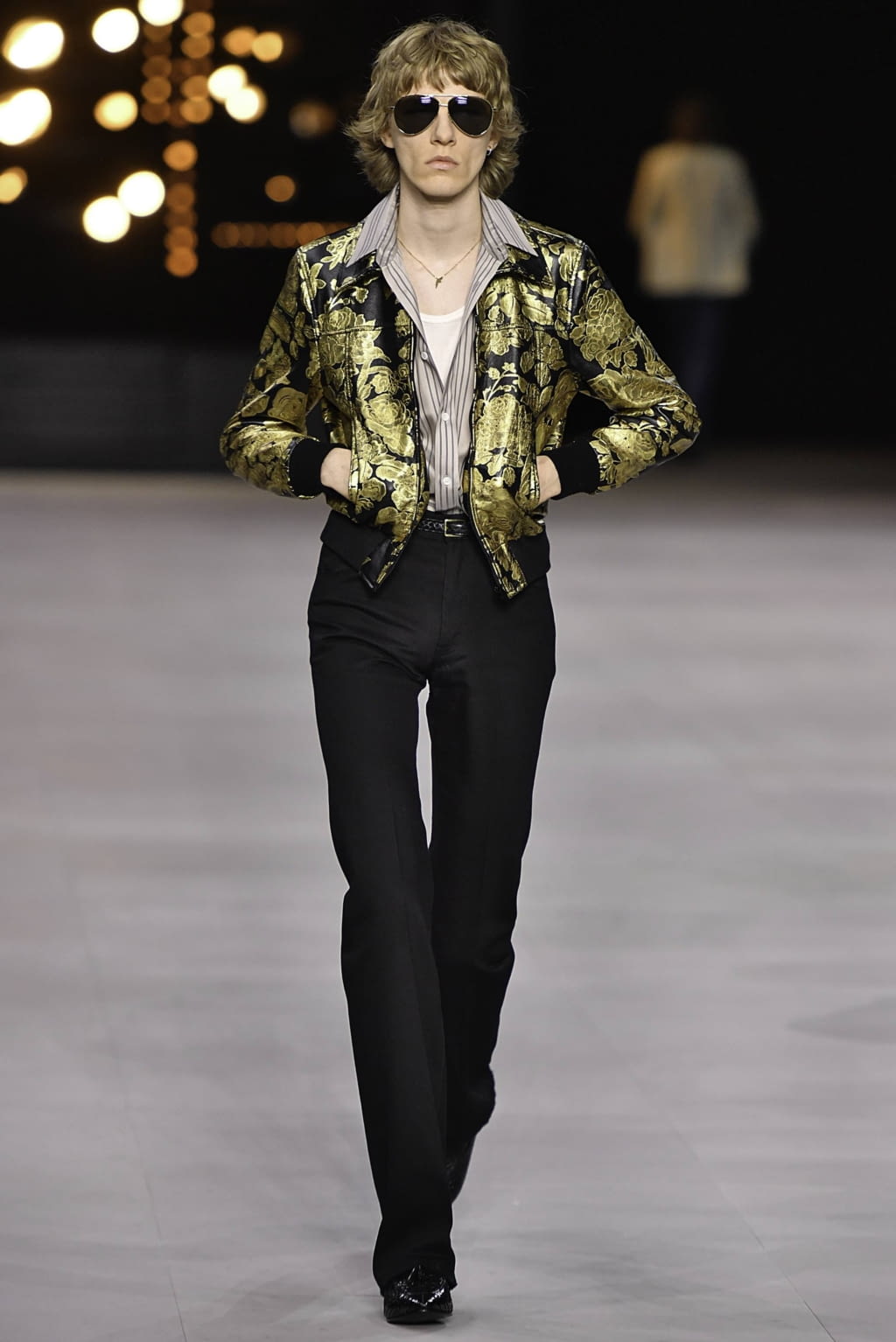 Fashion Week Paris Spring/Summer 2020 look 38 from the Celine collection 男装