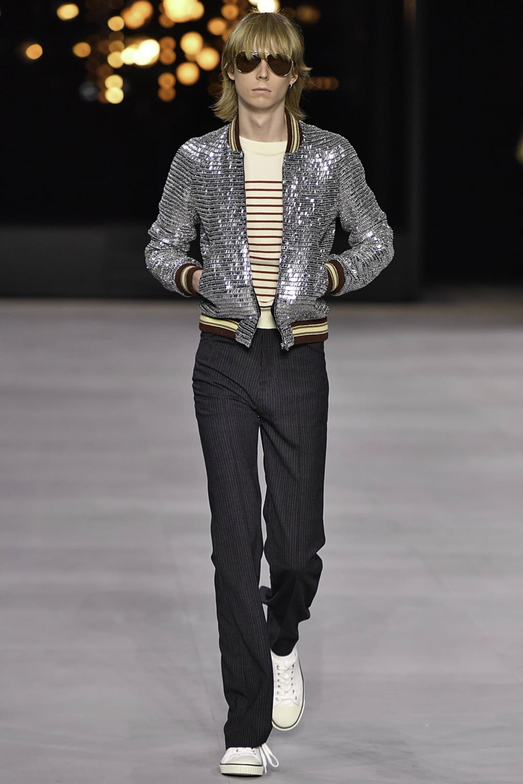 Fashion Week Paris Spring/Summer 2020 look 40 from the Celine collection 男装