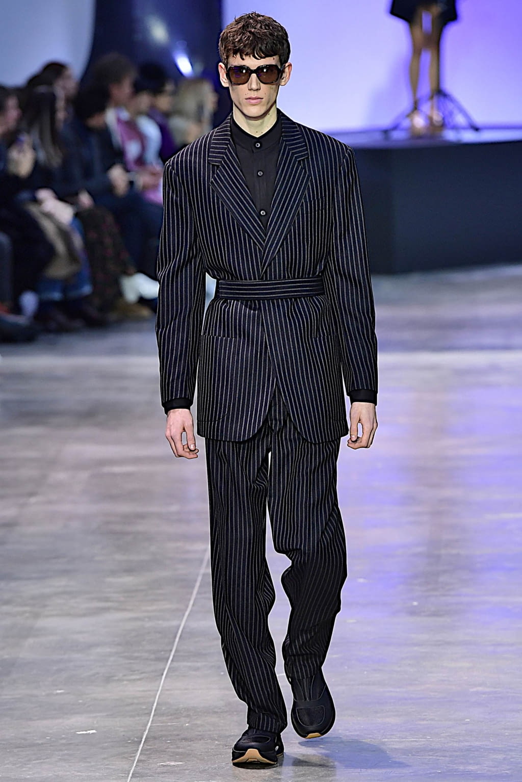 Fashion Week Paris Fall/Winter 2019 look 1 from the Cerruti 1881 collection menswear