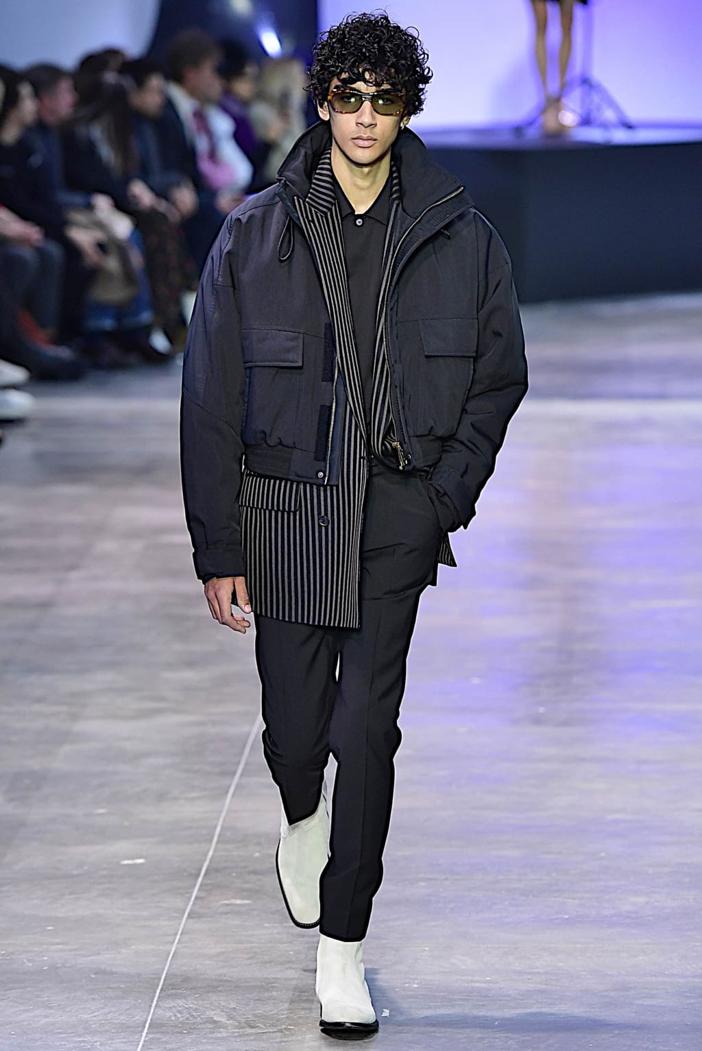 Fashion Week Paris Fall/Winter 2019 look 10 from the Cerruti 1881 collection menswear
