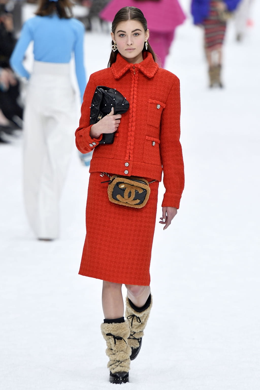 Fashion Week Paris Fall/Winter 2019 look 44 from the Chanel collection 女装