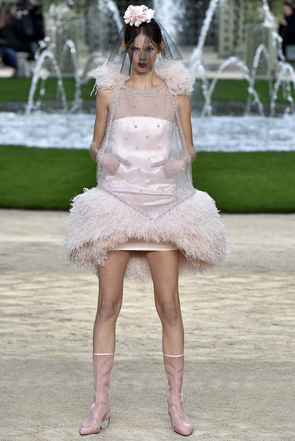 Fashion Week Paris Spring/Summer 2018 look 51 from the Chanel collection 高级定制