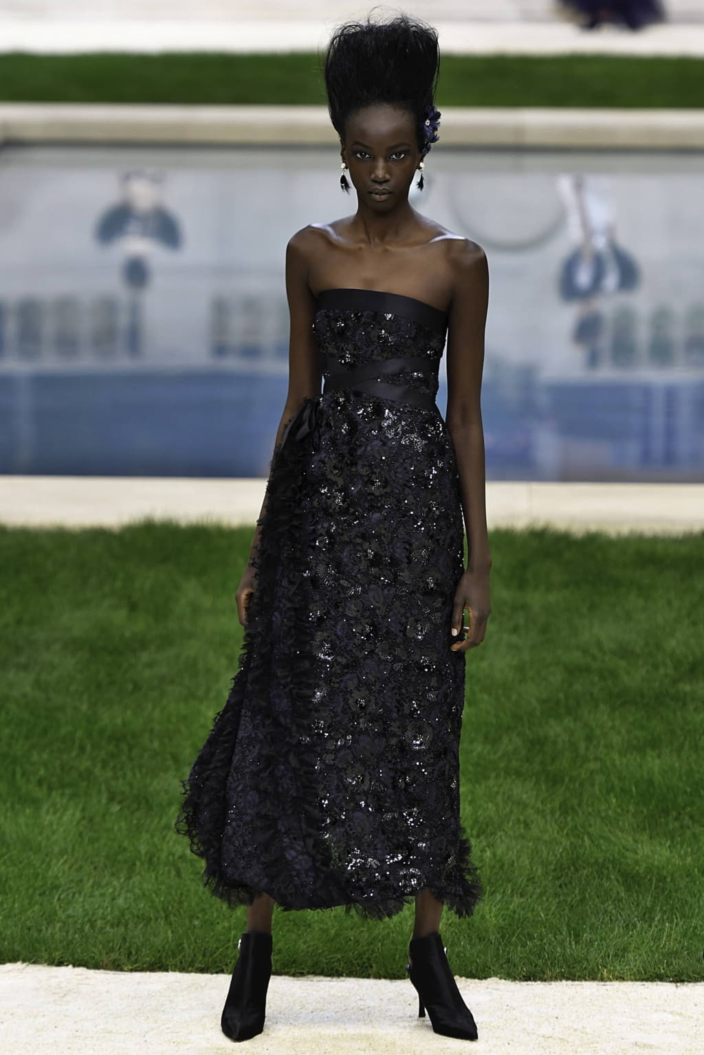 Fashion Week Paris Spring/Summer 2019 look 50 de la collection Chanel couture
