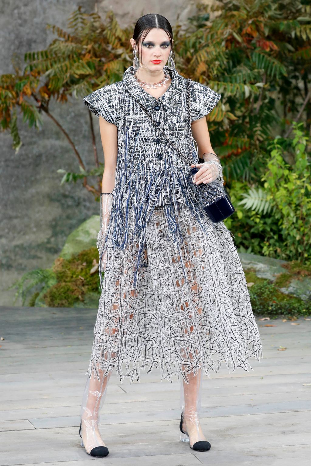 Fashion Week Paris Spring/Summer 2018 look 15 from the Chanel collection 女装