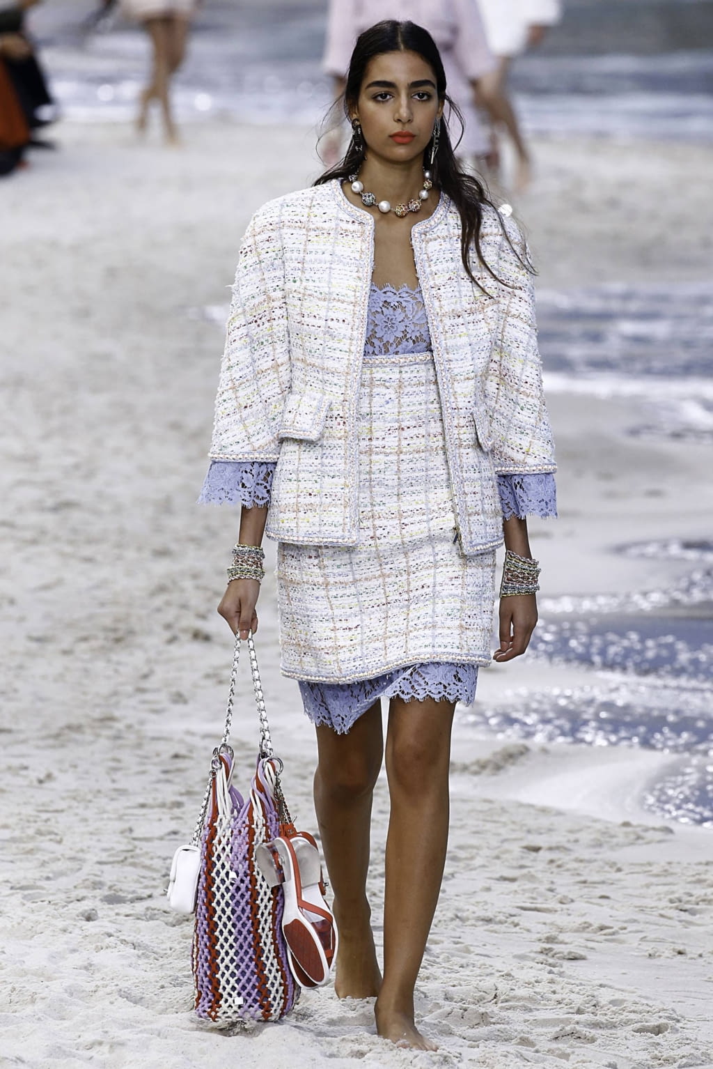 Fashion Week Paris Spring/Summer 2019 look 17 from the Chanel collection 女装