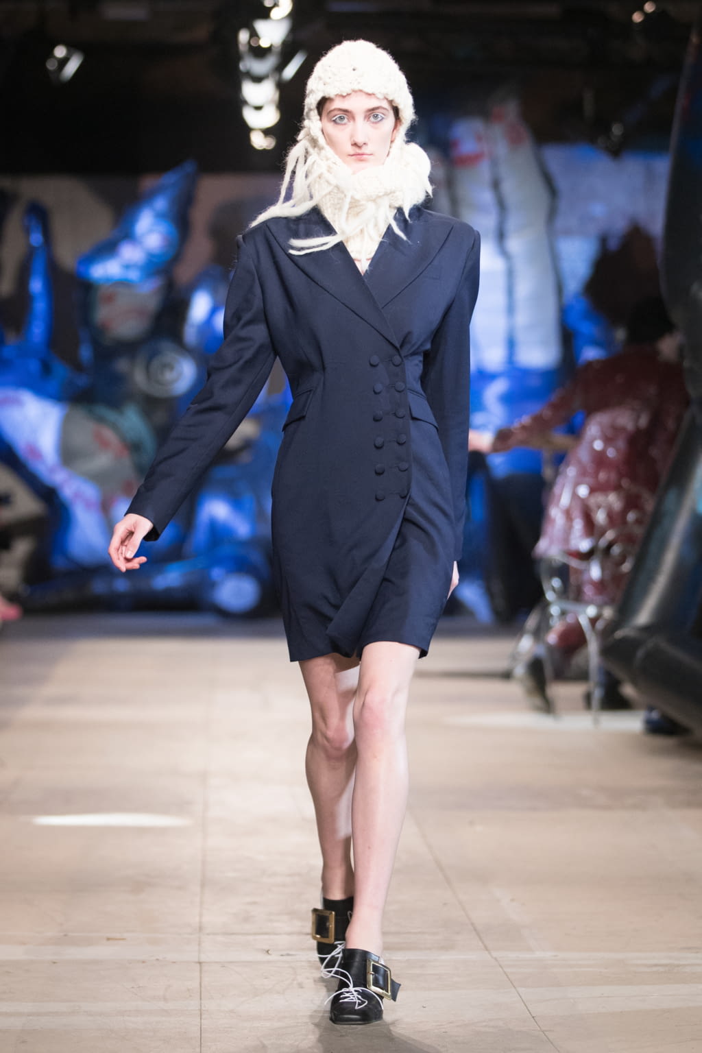 Fashion Week London Fall/Winter 2018 look 13 de la collection Charles Jeffrey LOVERBOY menswear