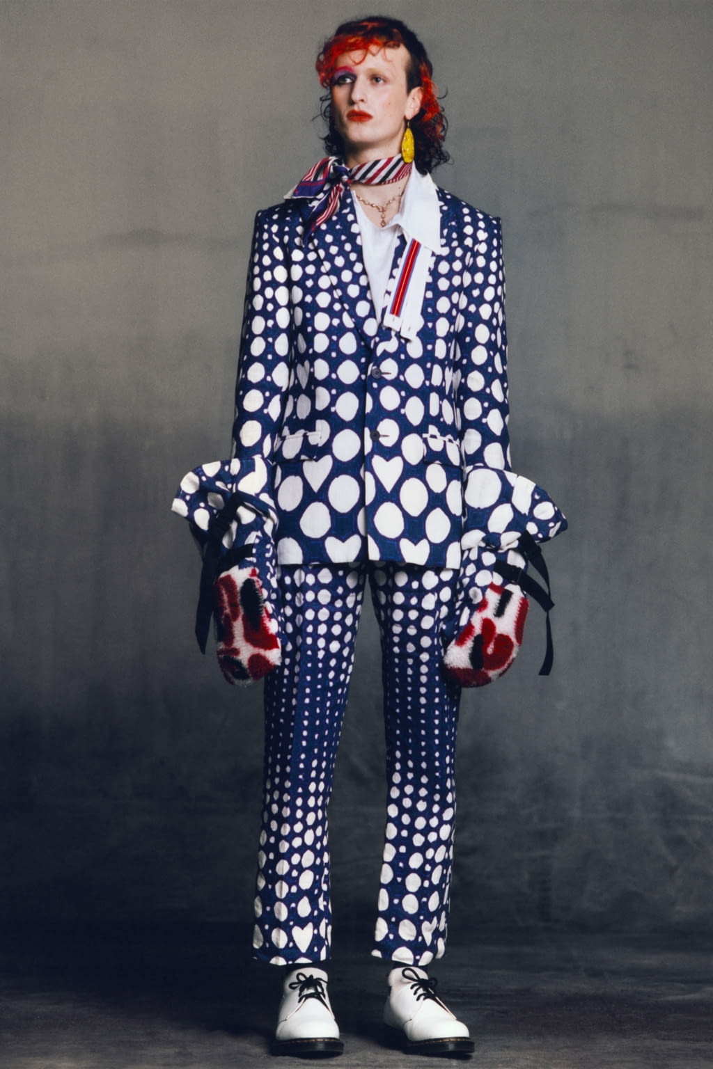 Fashion Week London Fall/Winter 2021 look 22 from the Charles Jeffrey LOVERBOY collection menswear