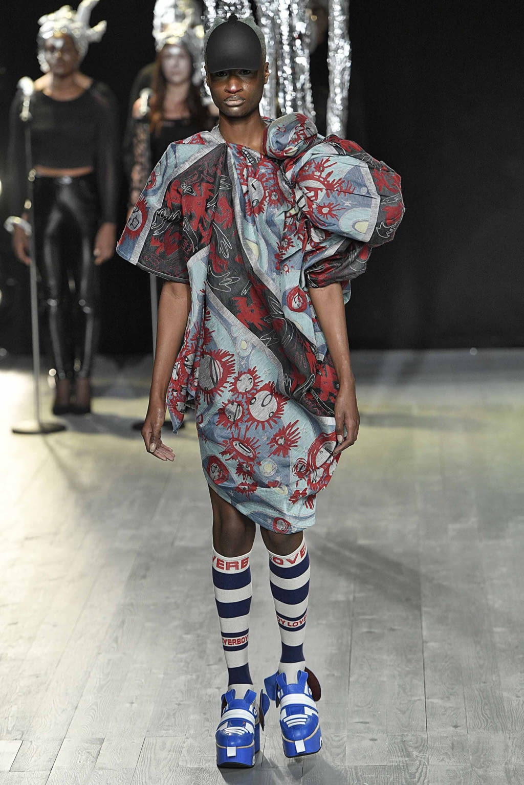 Fashion Week London Spring/Summer 2019 look 4 from the Charles Jeffrey LOVERBOY collection menswear