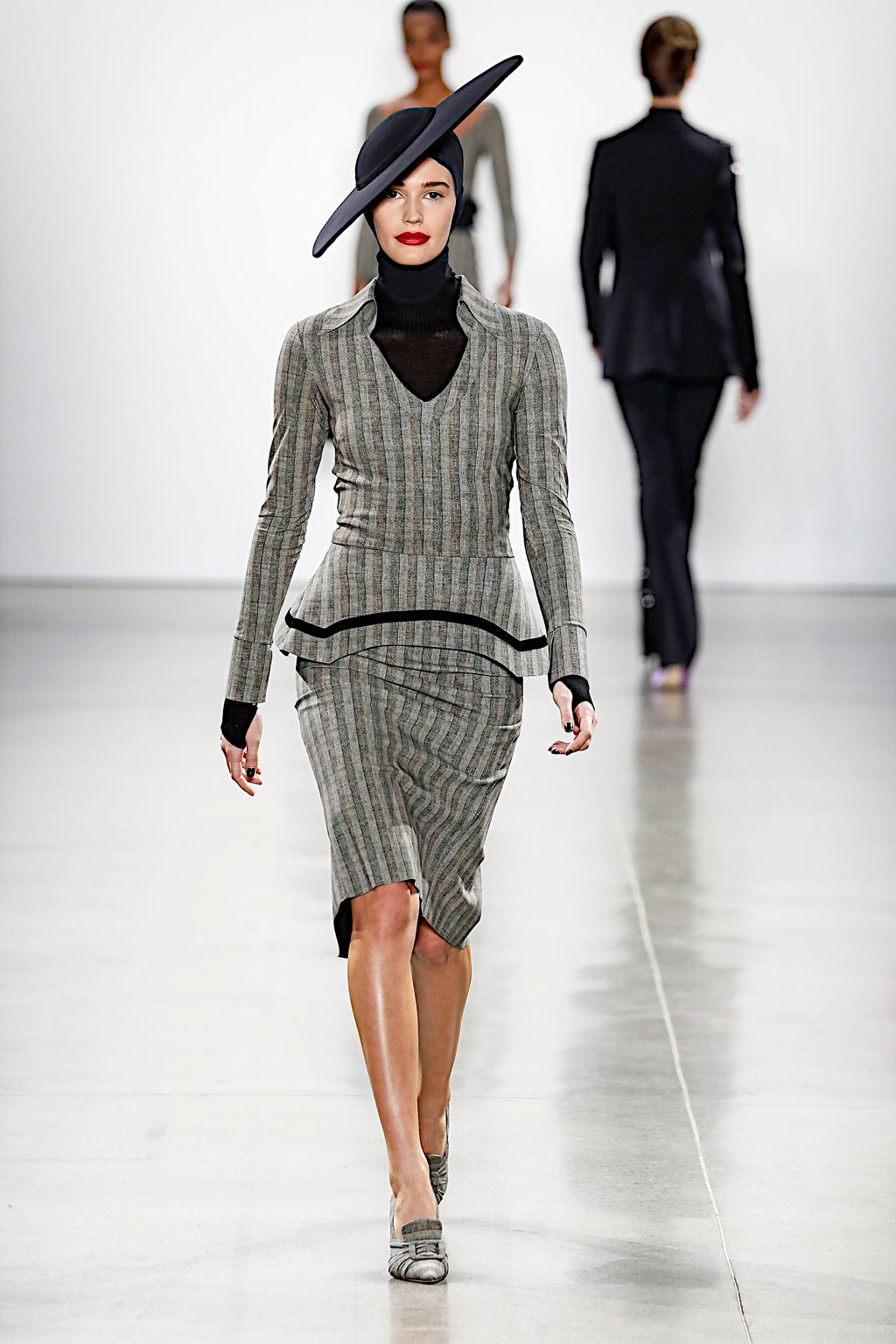 Fashion Week New York Fall/Winter 2019 look 7 from the Chiara Boni collection 女装