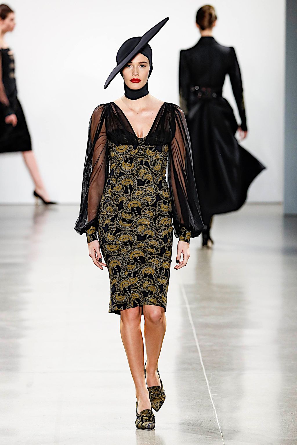 Fashion Week New York Fall/Winter 2019 look 36 from the Chiara Boni collection 女装