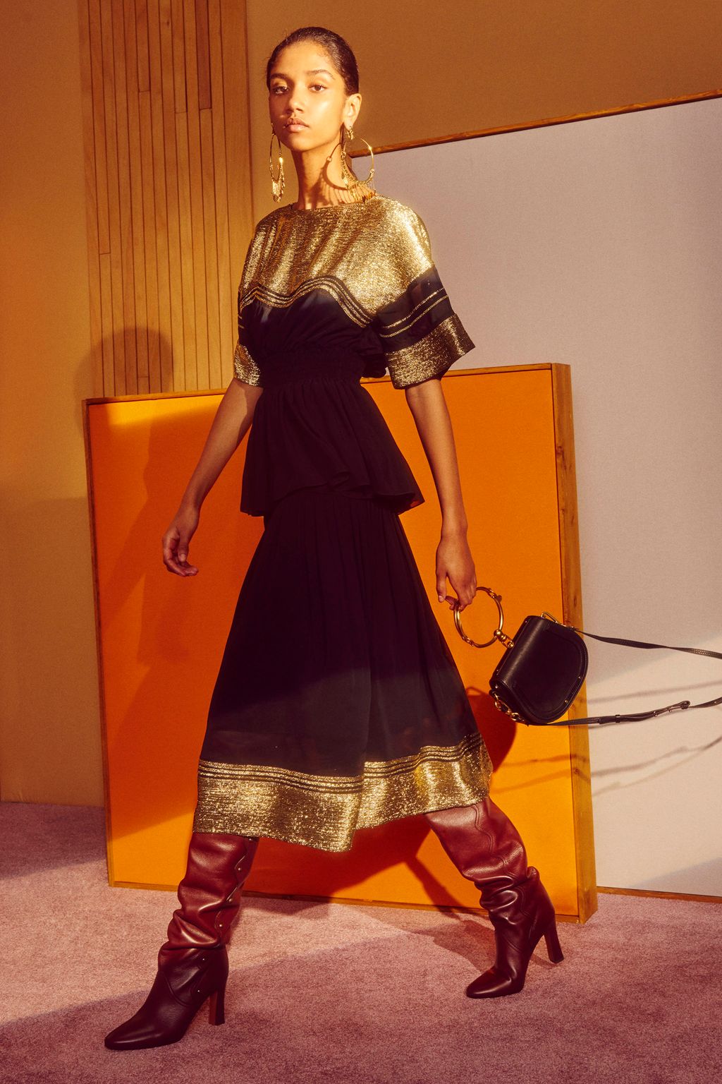 Fashion Week Paris Resort 2018 look 9 from the Chloé collection womenswear