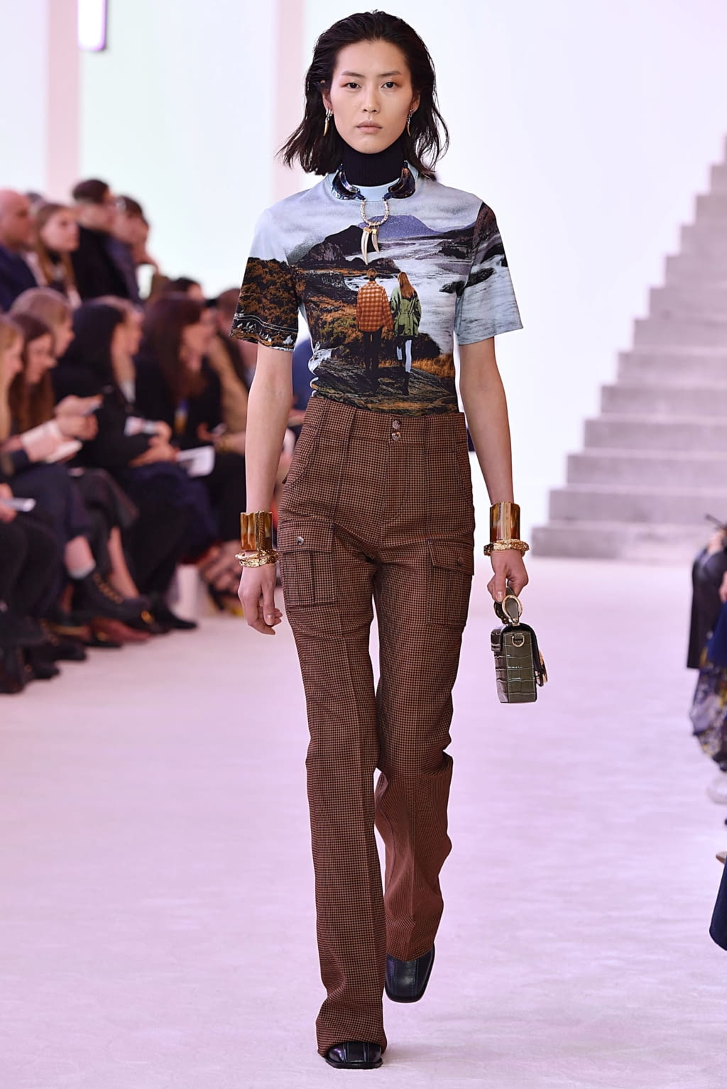 Fashion Week Paris Fall/Winter 2019 look 27 from the Chloé collection 女装