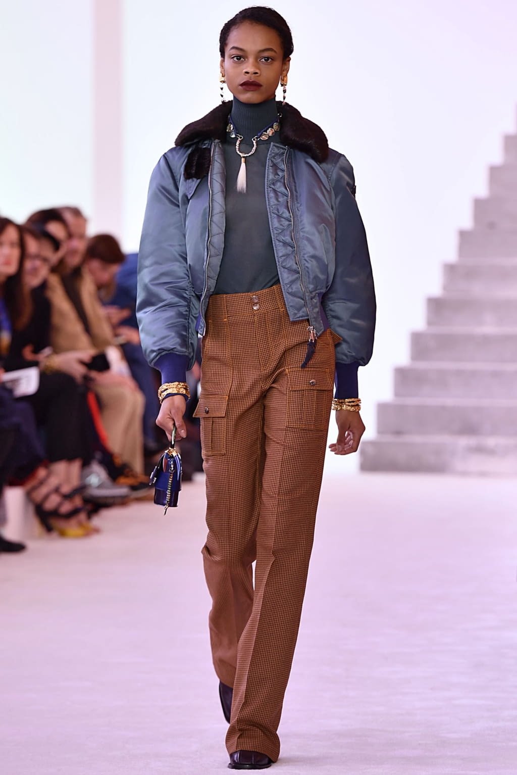 Fashion Week Paris Fall/Winter 2019 look 28 from the Chloé collection 女装