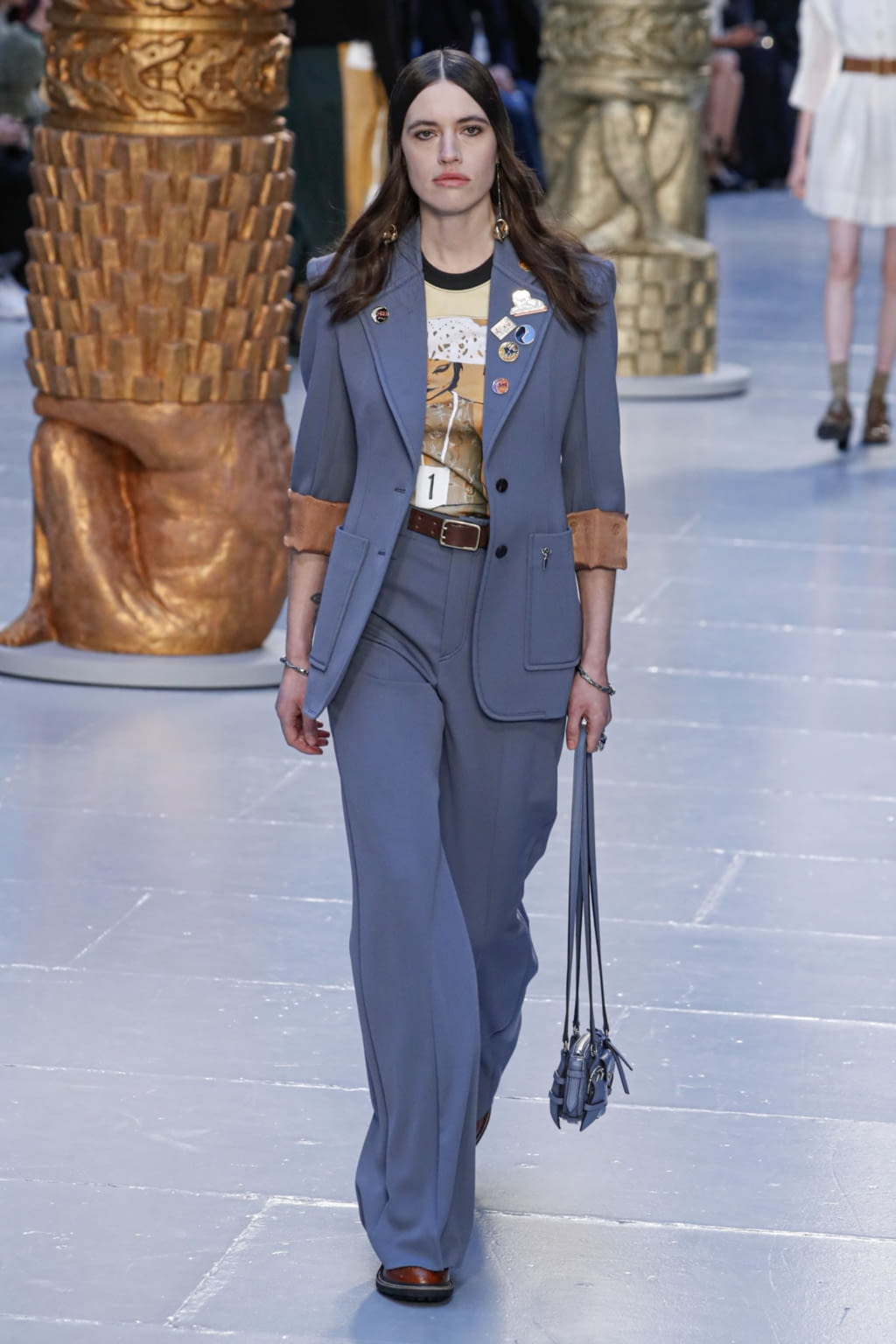 Fashion Week Paris Fall/Winter 2020 look 15 from the Chloé collection womenswear