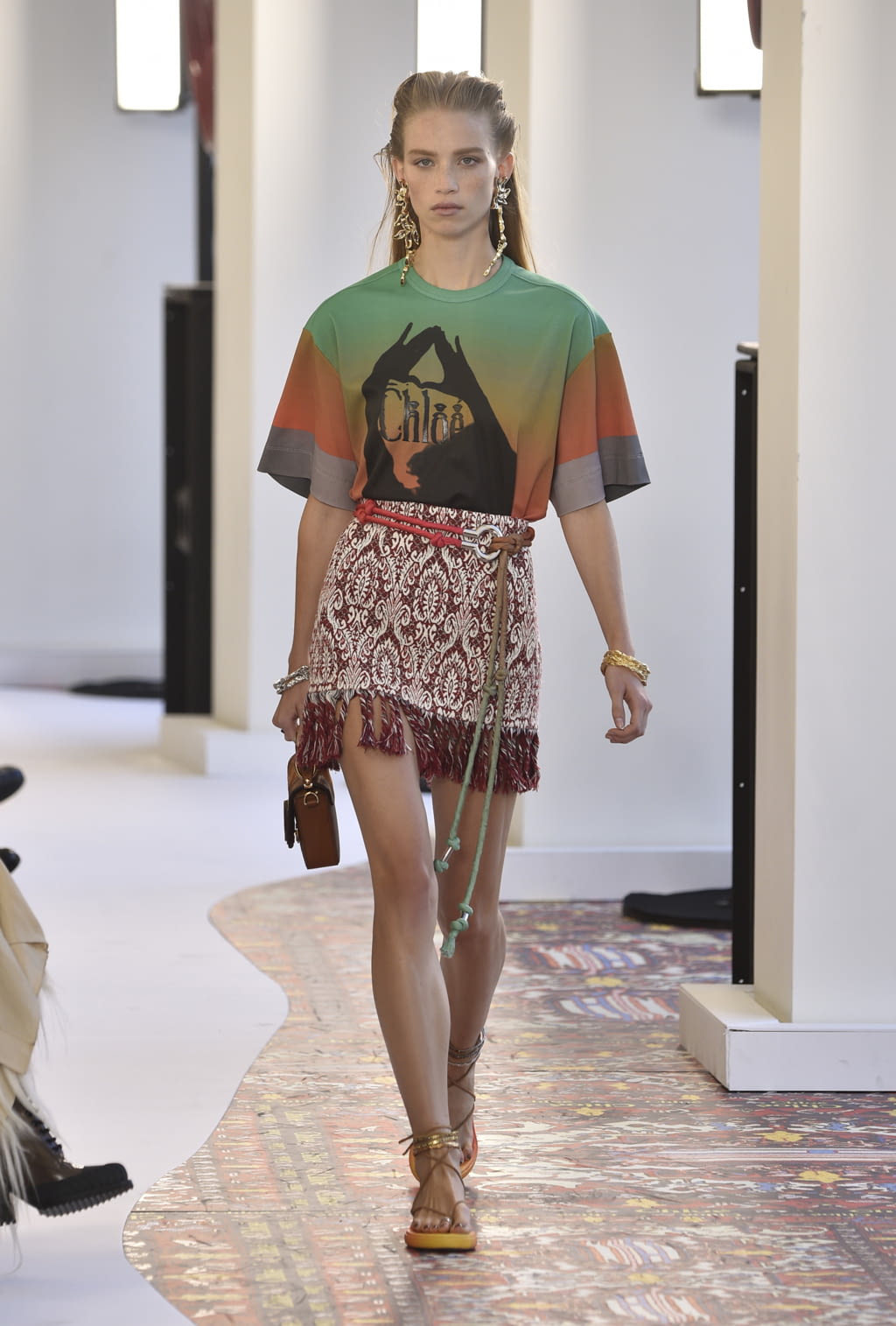 Fashion Week Paris Spring/Summer 2019 look 10 from the Chloé collection 女装