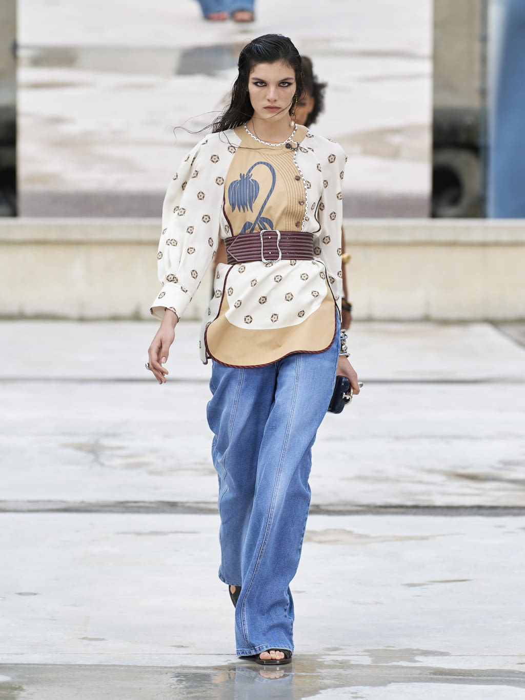 Fashion Week Paris Spring/Summer 2021 look 28 from the Chloé collection 女装