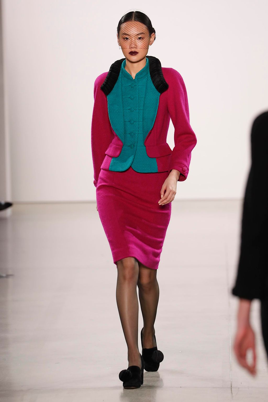 Fashion Week New York Fall/Winter 2020 look 13 de la collection Chocheng womenswear