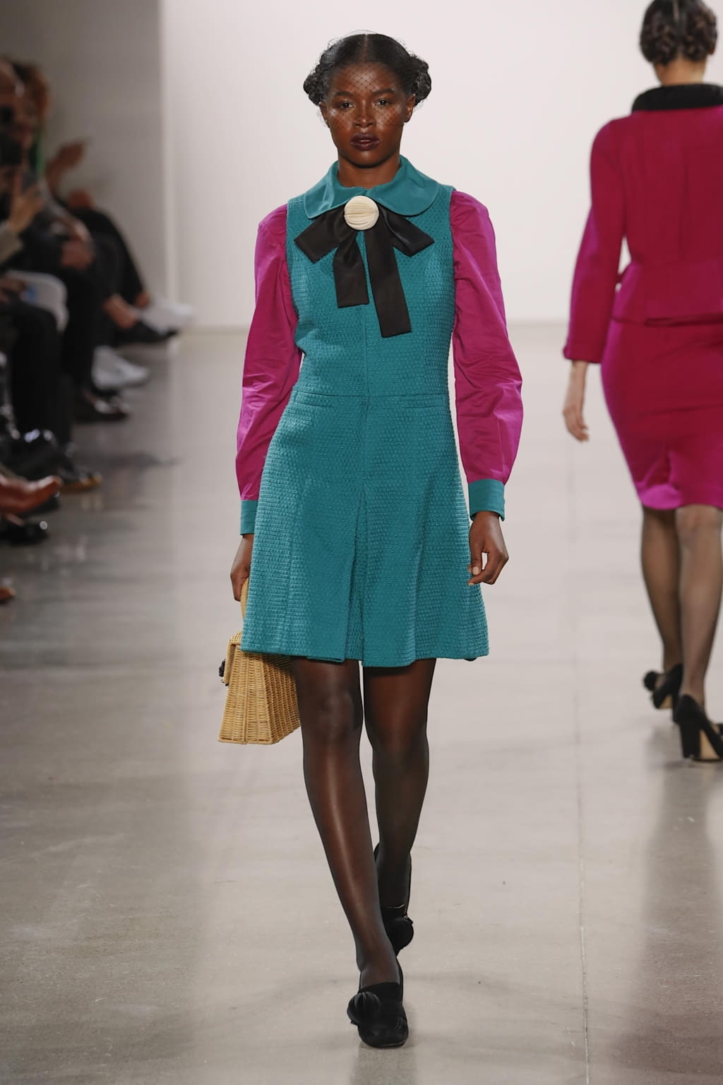 Fashion Week New York Fall/Winter 2020 look 14 from the Chocheng collection womenswear