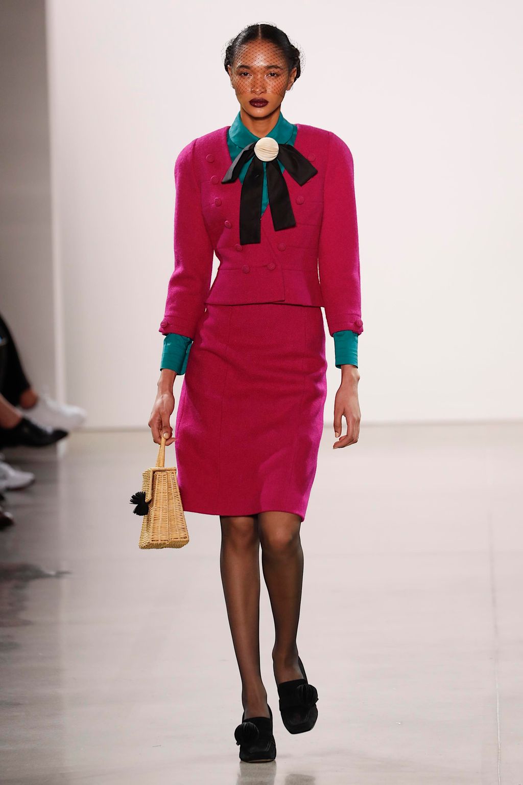Fashion Week New York Fall/Winter 2020 look 16 de la collection Chocheng womenswear
