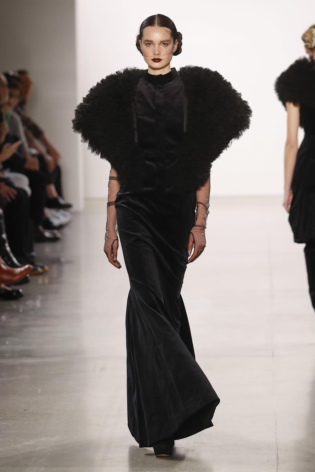 Fashion Week New York Fall/Winter 2020 look 30 from the Chocheng collection womenswear