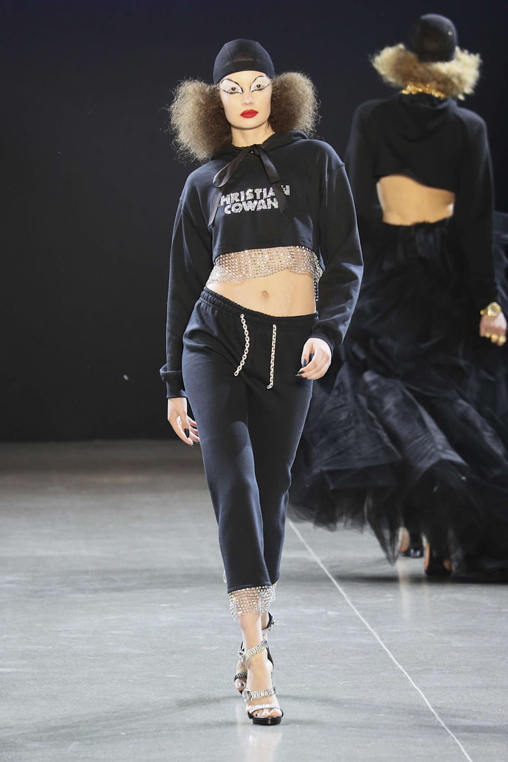 Fashion Week New York Fall/Winter 2019 look 8 de la collection Christian Cowan womenswear