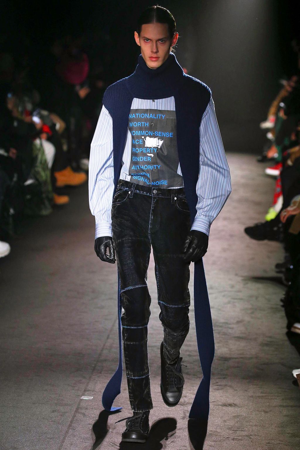 Fashion Week Paris Fall/Winter 2019 look 25 de la collection Christian Dada menswear