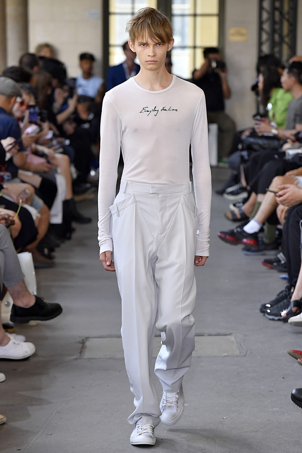 Fashion Week Paris Spring/Summer 2019 look 1 from the Christian Dada collection menswear