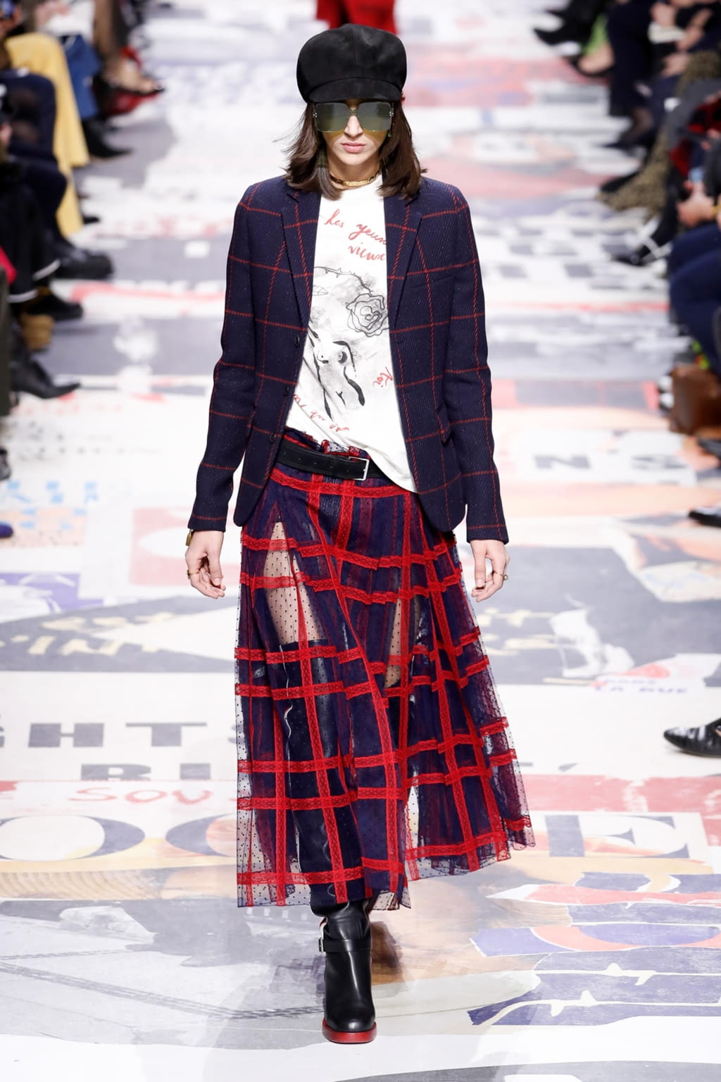 Fashion Week Paris Fall/Winter 2018 look 5 from the Christian Dior collection 女装