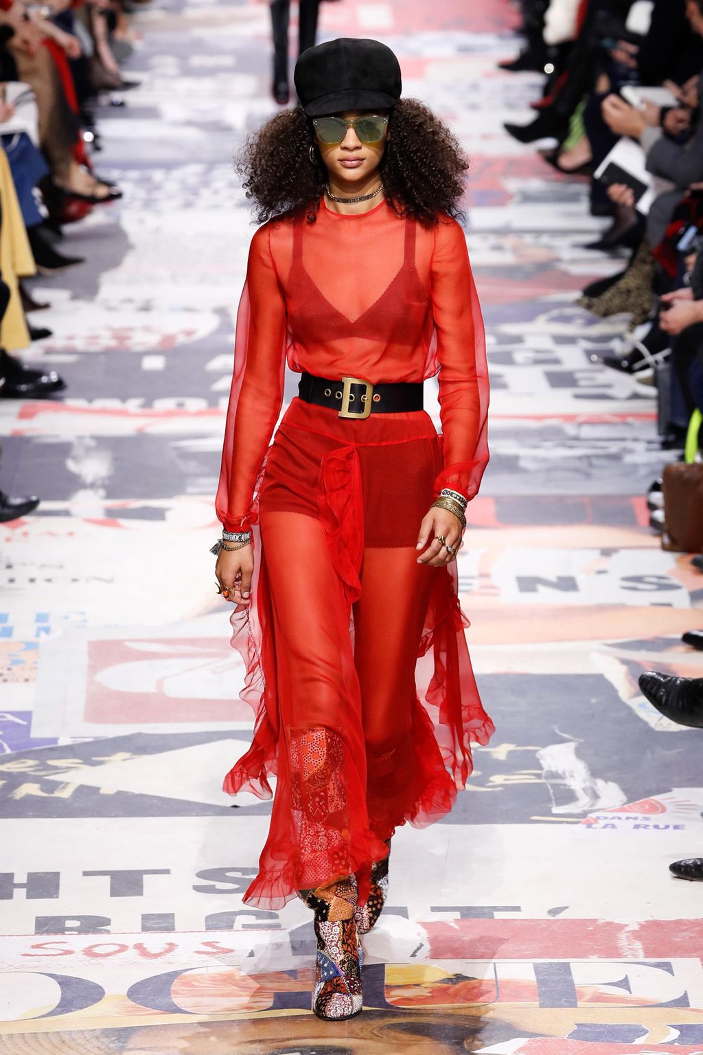 Fashion Week Paris Fall/Winter 2018 look 21 de la collection Christian Dior womenswear
