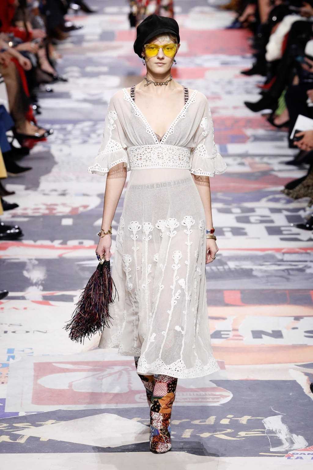 Fashion Week Paris Fall/Winter 2018 look 27 from the Christian Dior collection 女装
